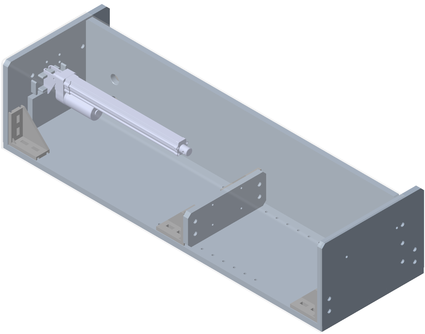 CAD assembly of the adaptable life-test fixture