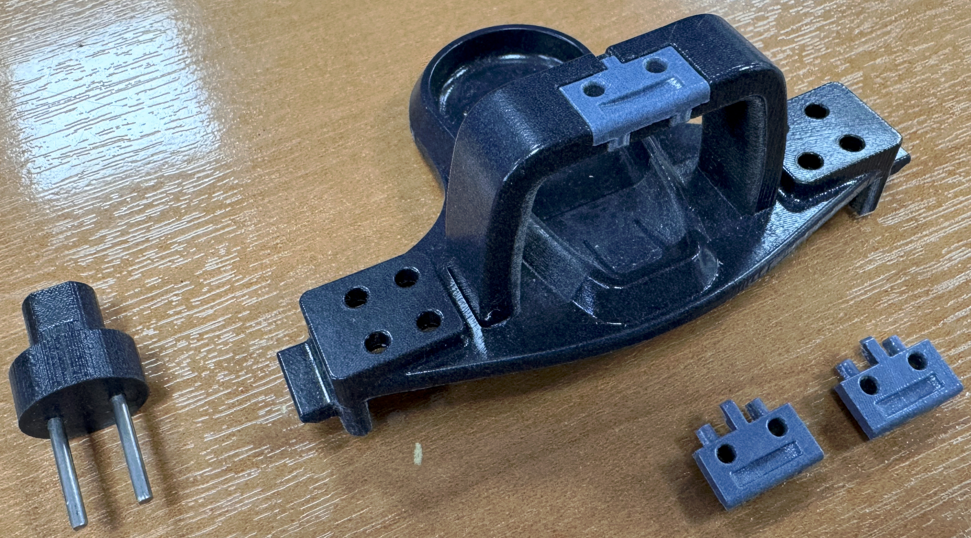 Printed fixture and manufactured assembly components