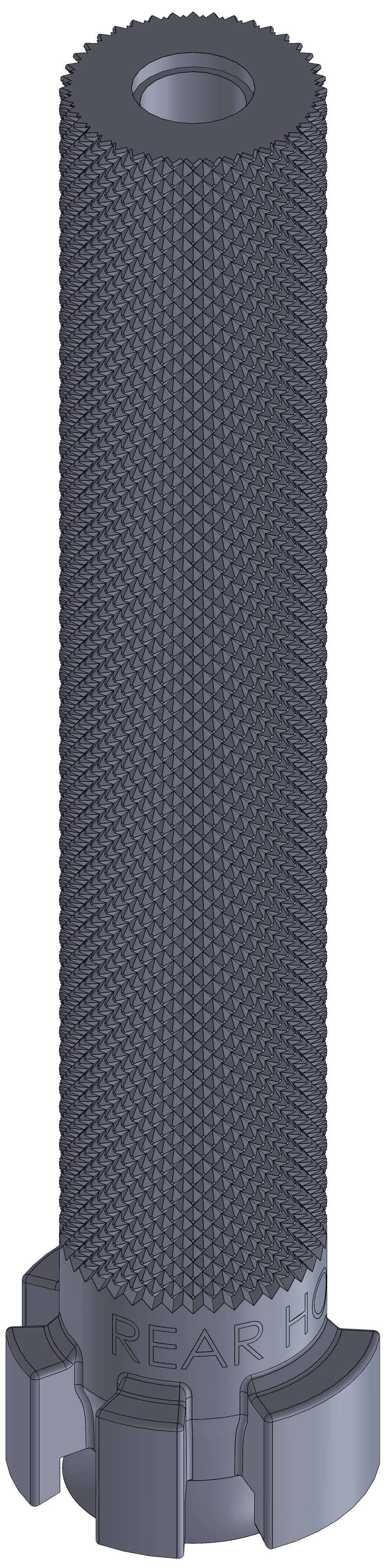 Rear microphone membrane vacuum stamp CAD model